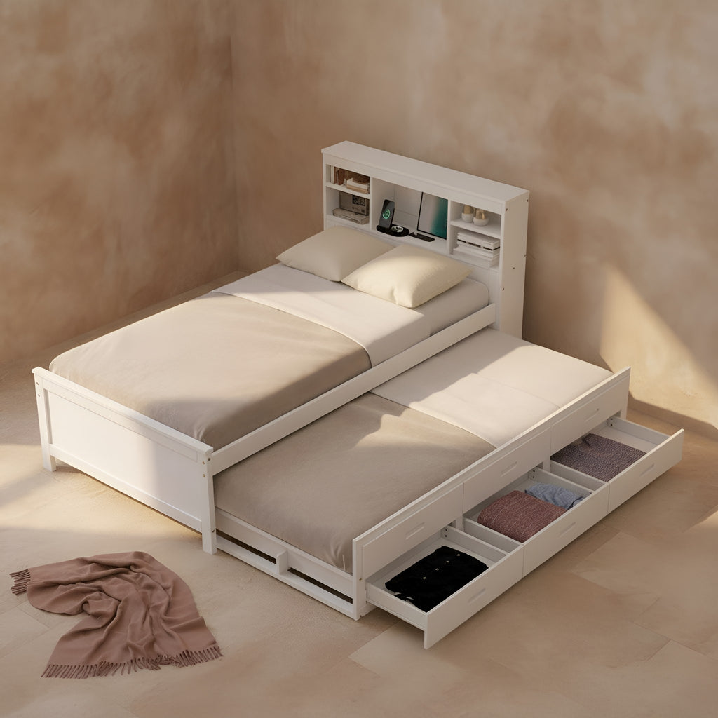 Malin Solid Wood Twin Platform Bed Frame