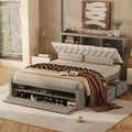 Runa Solid Wood Queen Platform Bed Frame