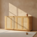 Leif Round Rattan Cabinet