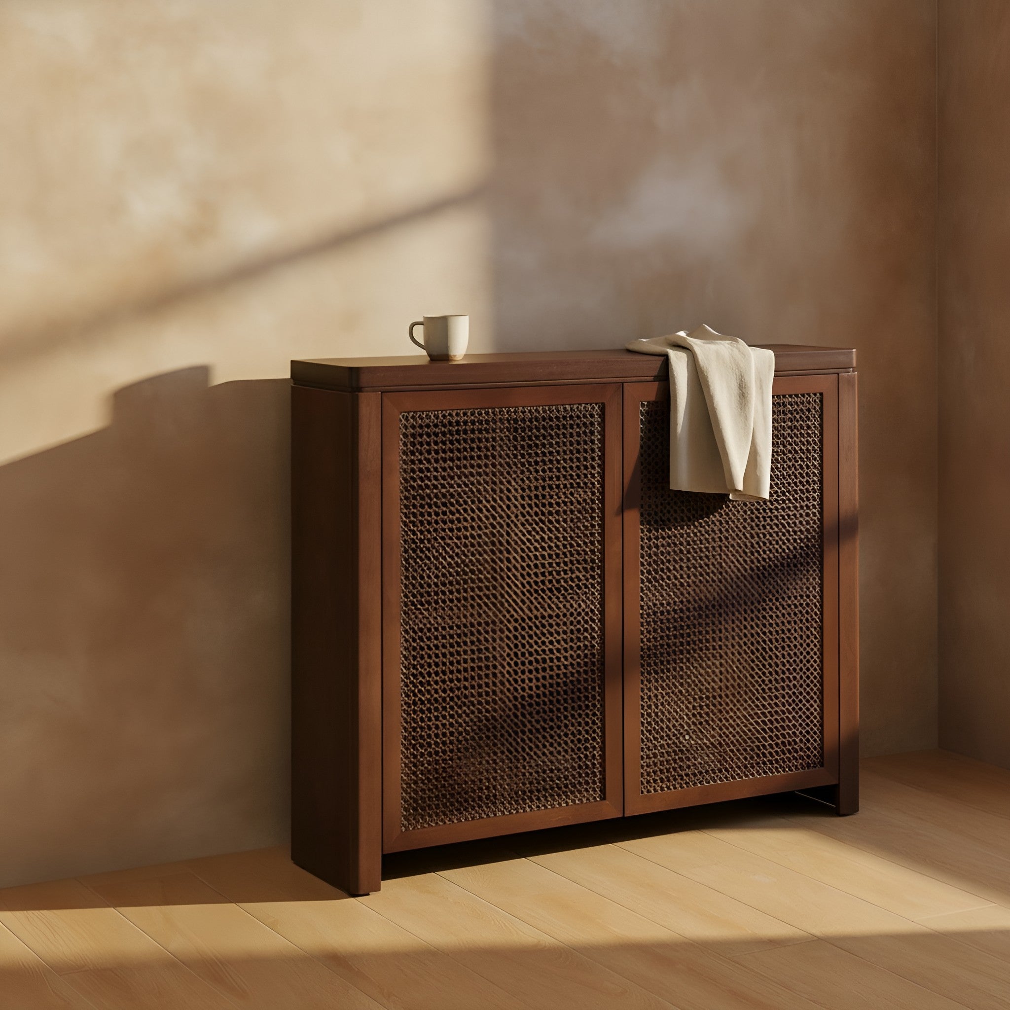 Moa Storage Walnut Cabinet