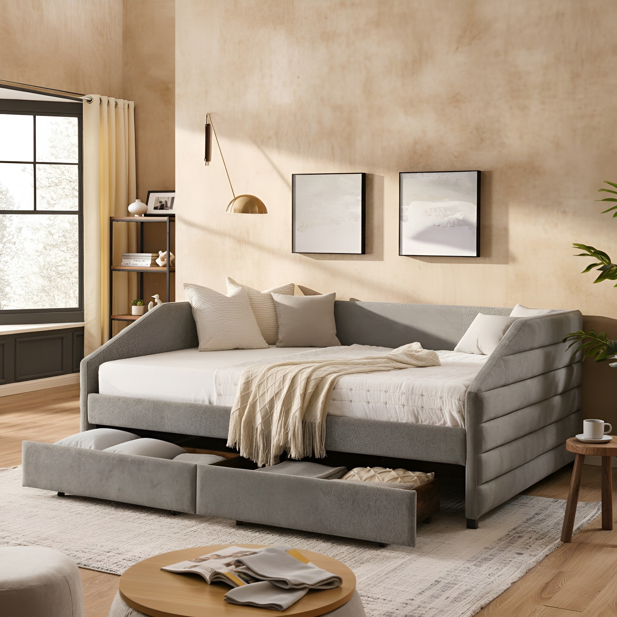 Mette Linen Sofa Bed