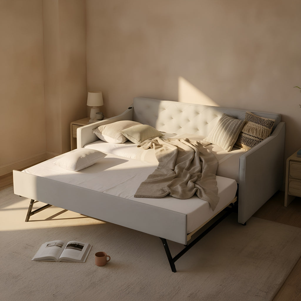 Randi Linen Sofa Bed