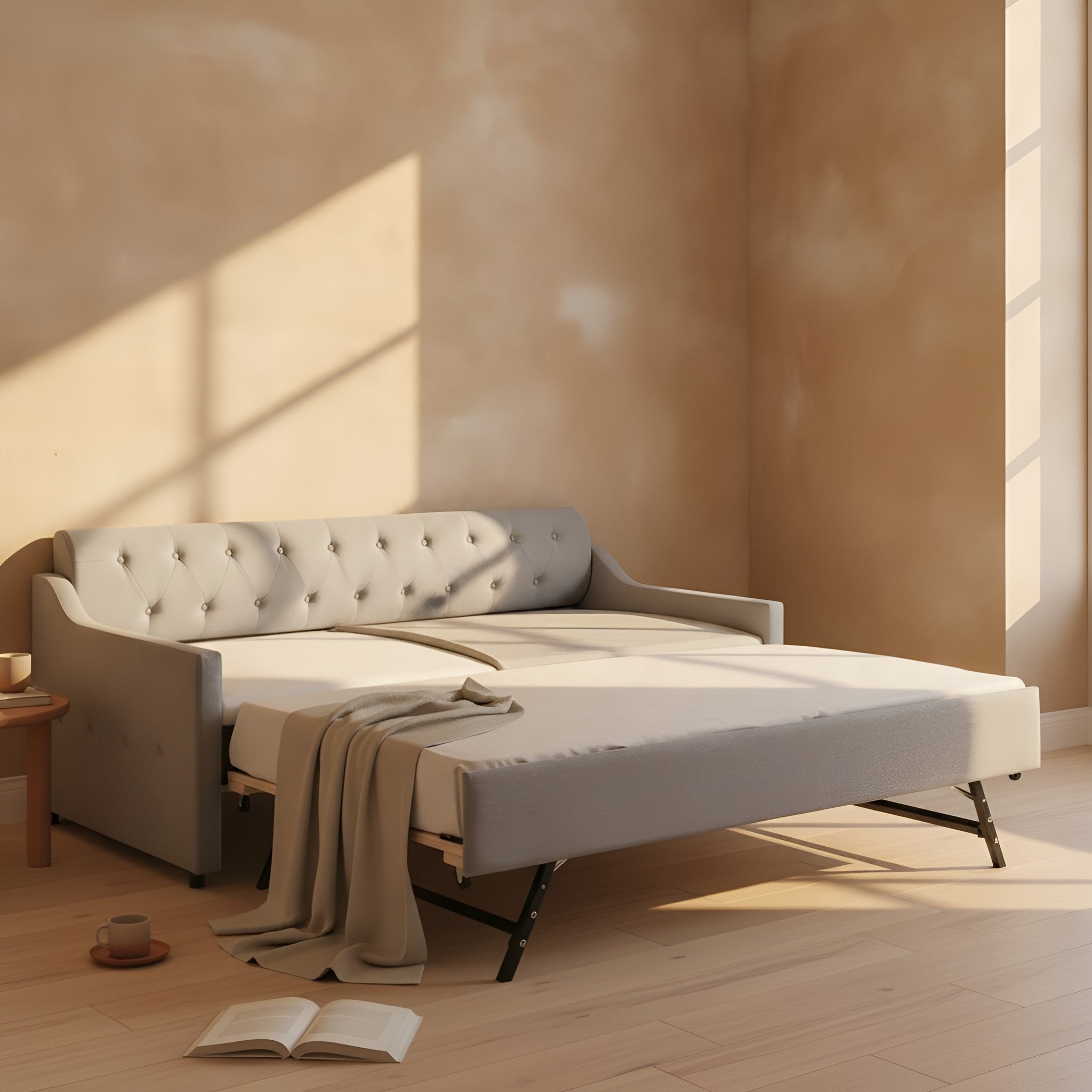 Trine Linen Sofa Bed