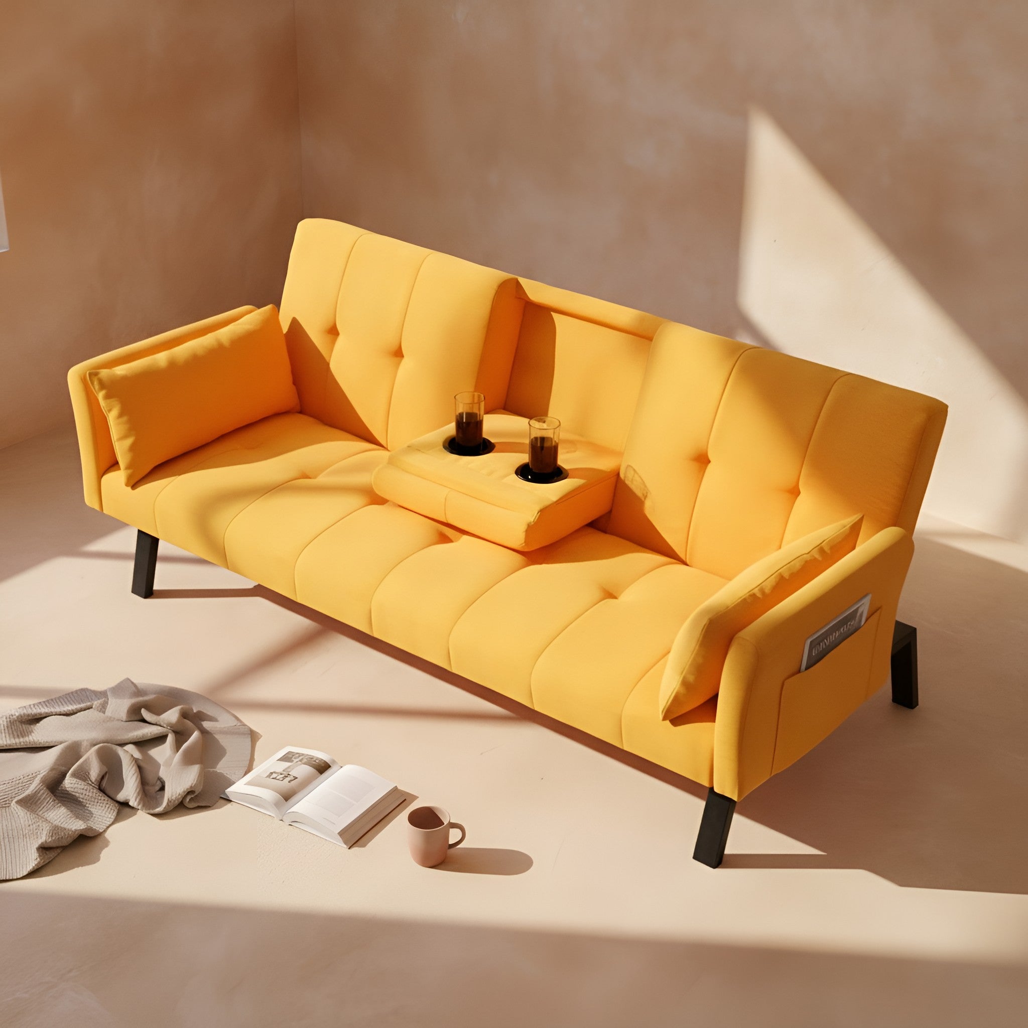 Bente Storage Linen Sofa