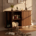 Jytte Fluted Walnut Sideboard
