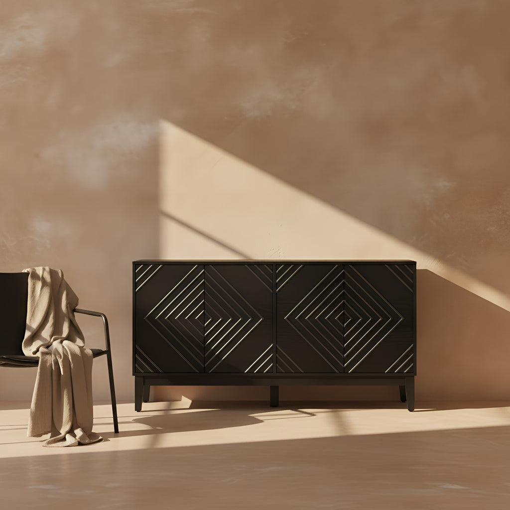 Knud Fluted Solid Wood Sideboard