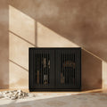 Preben Fluted Solid Wood Cabinet