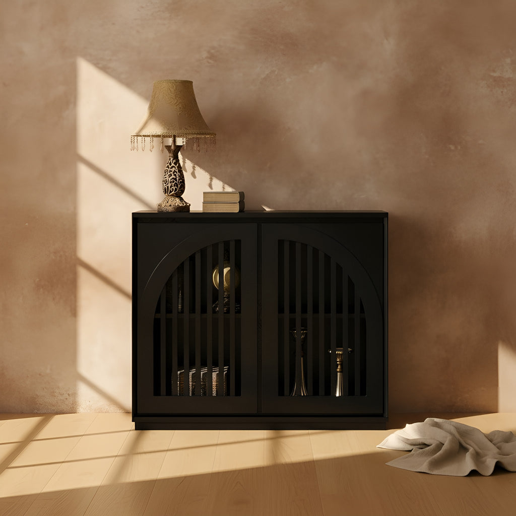 Rikke Fluted Solid Wood Cabinet