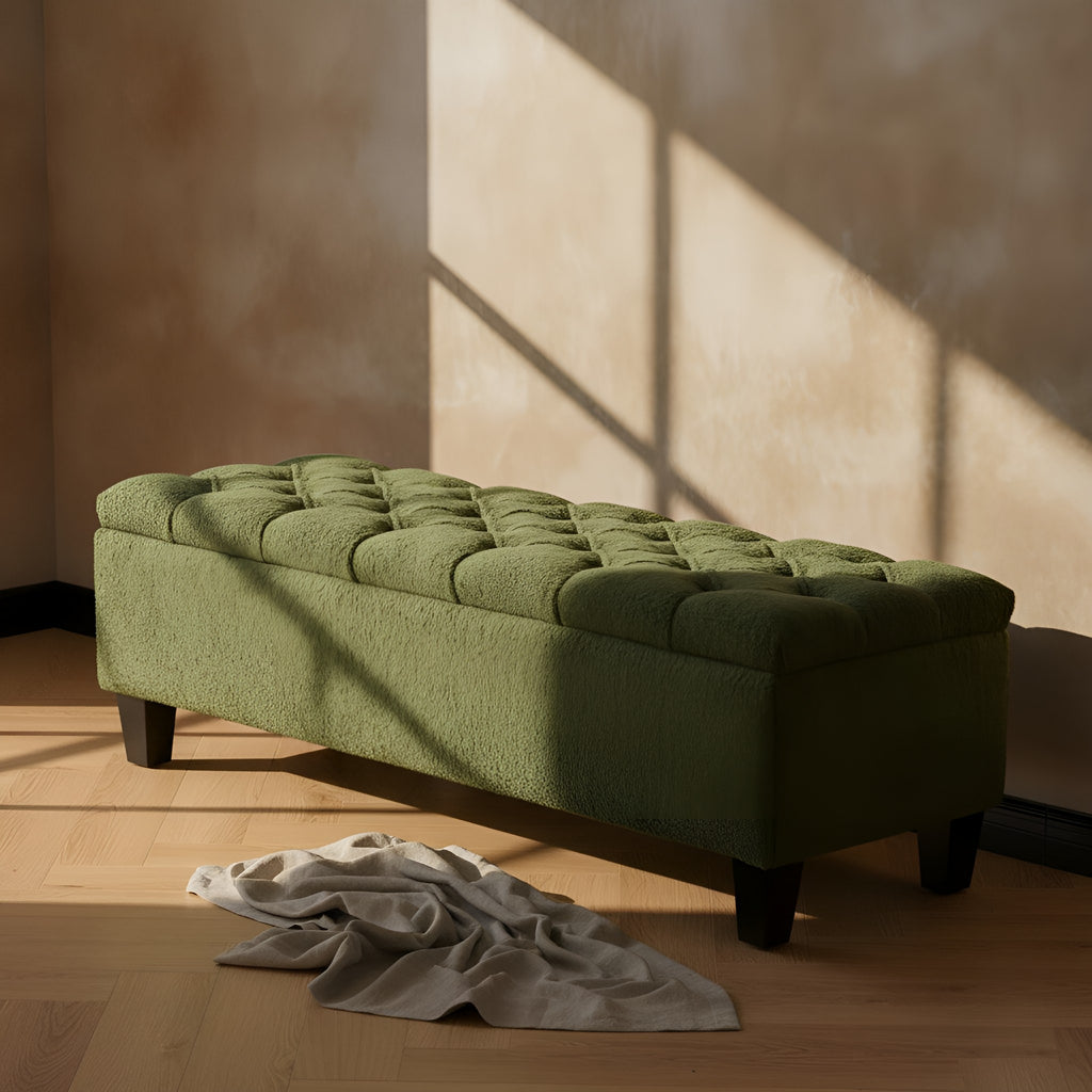 Pil Storage Boucle Ottoman