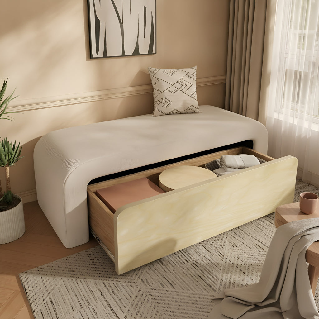 Siv Boucle Ottoman