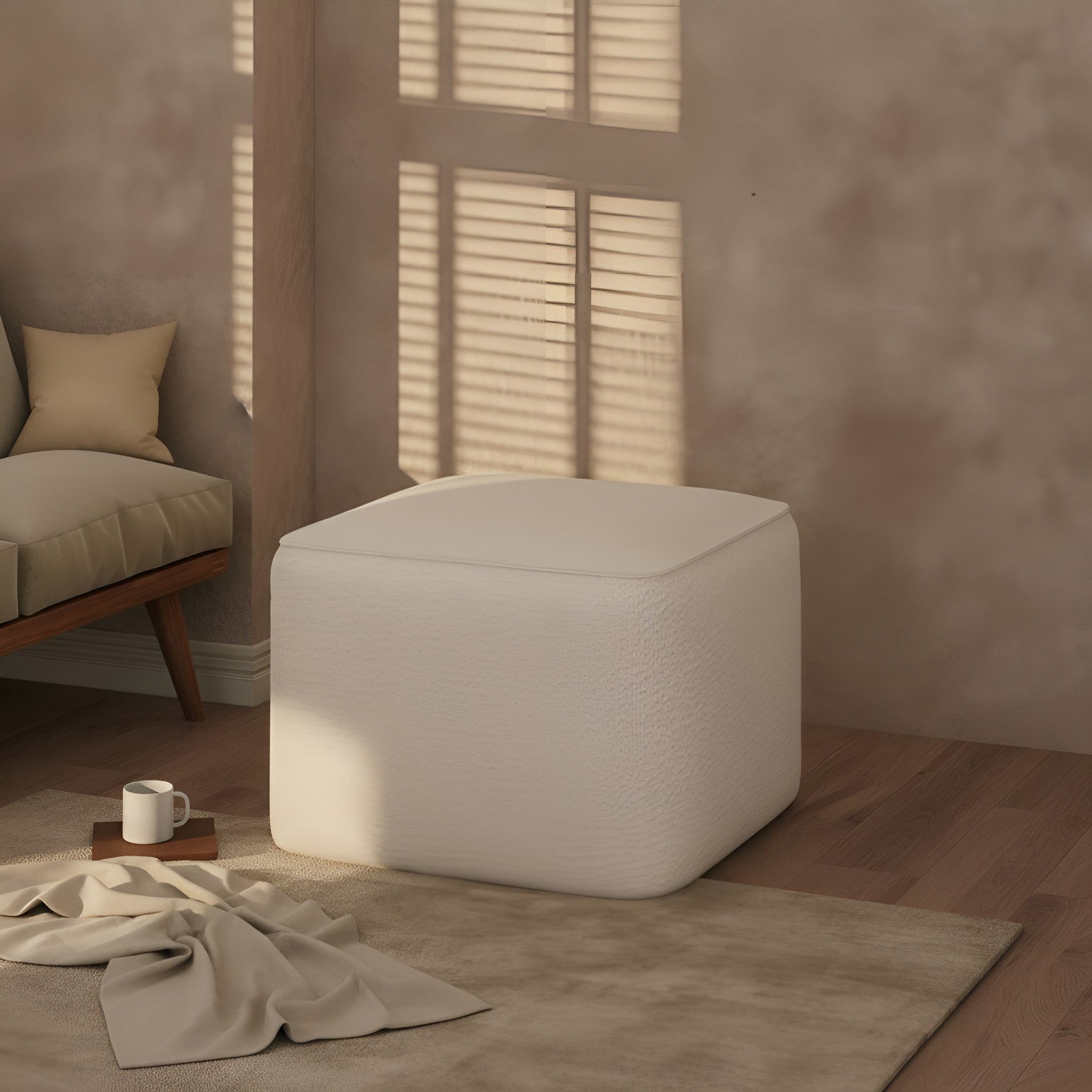 Vilja Boucle Ottoman