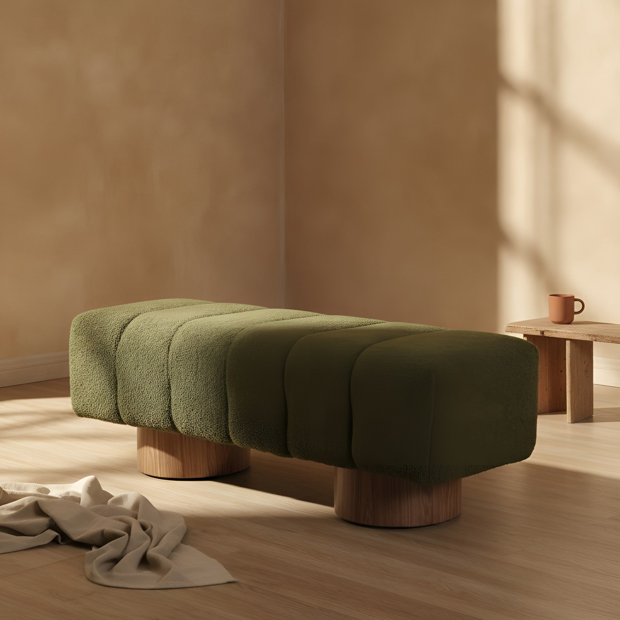 Birgit Boucle Bench