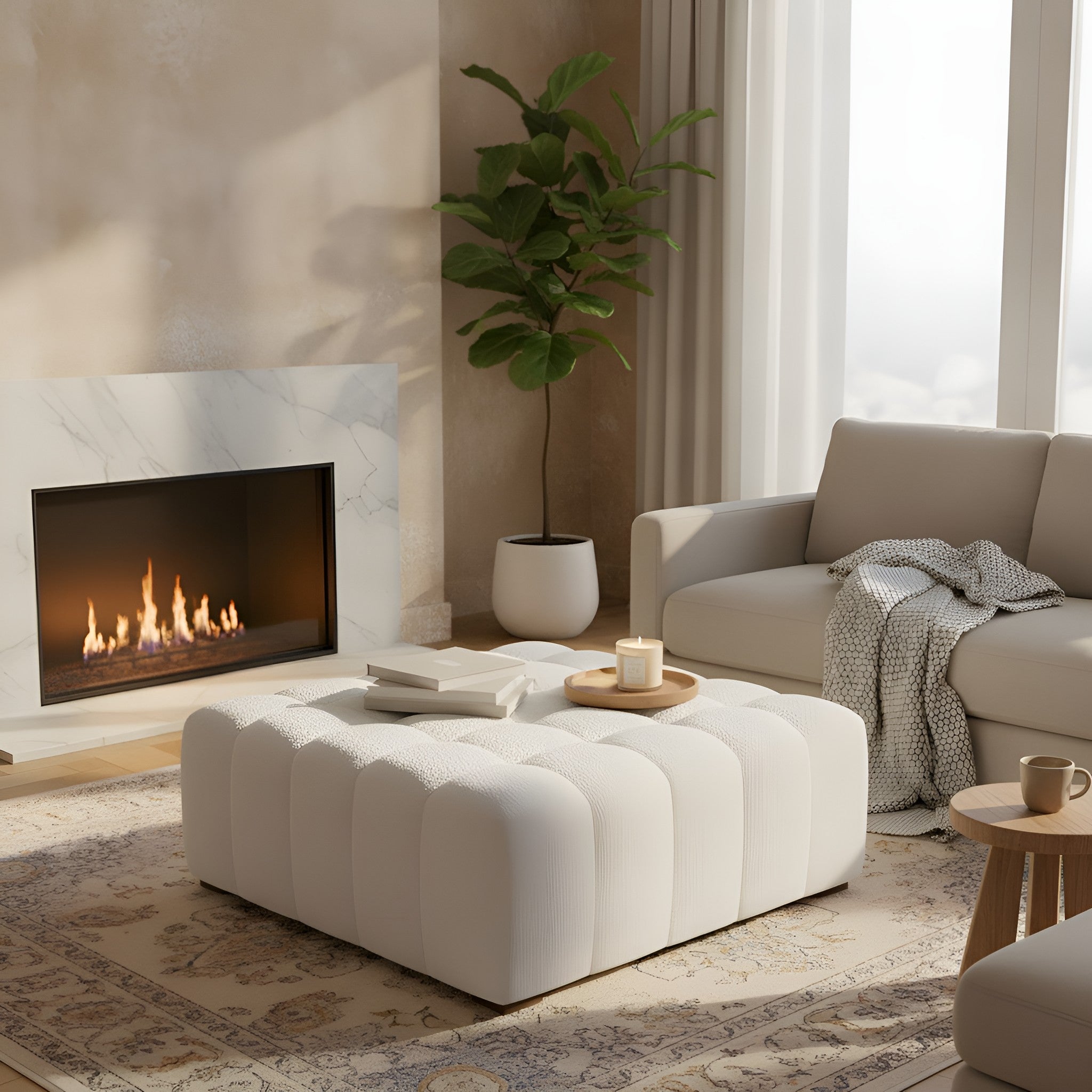 Ejnar Boucle Ottoman
