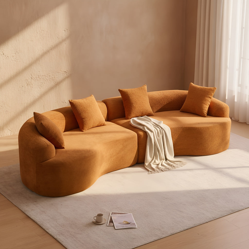 Valdis Curved 110" Sofa