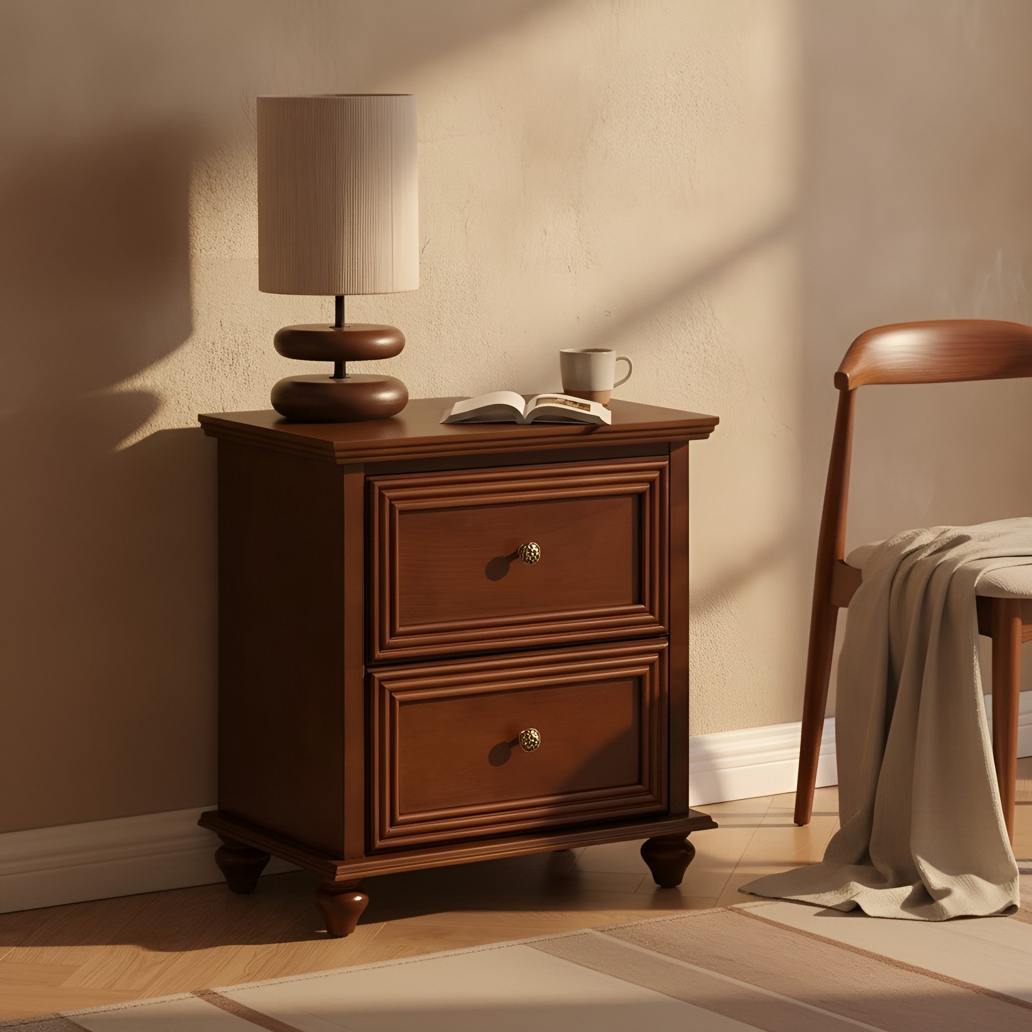 Oda Walnut Nightstand