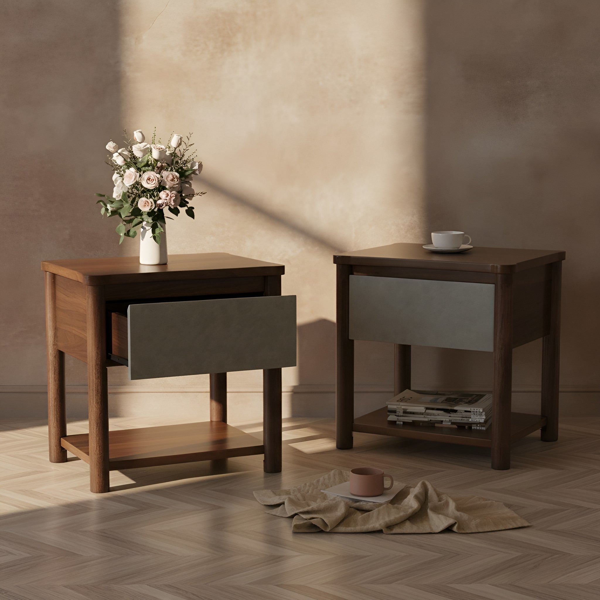 Brynn Walnut Nightstand
