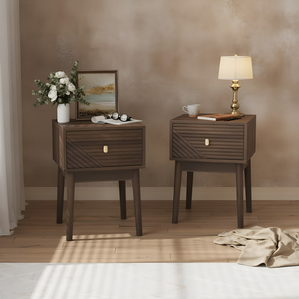 Calla Walnut Nightstand