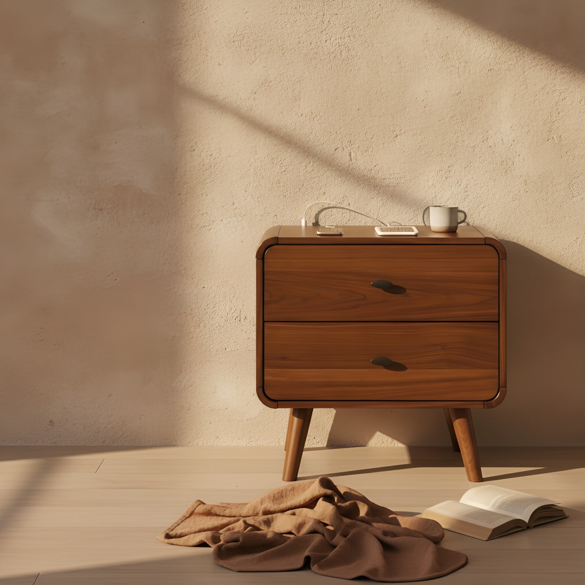 Nella Walnut Nightstand