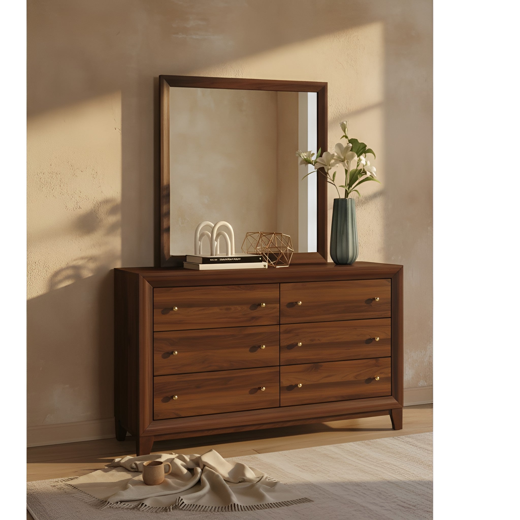 Rune Walnut Dresser