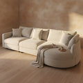 Anselm 3-Piece Curved Sectional Sofa