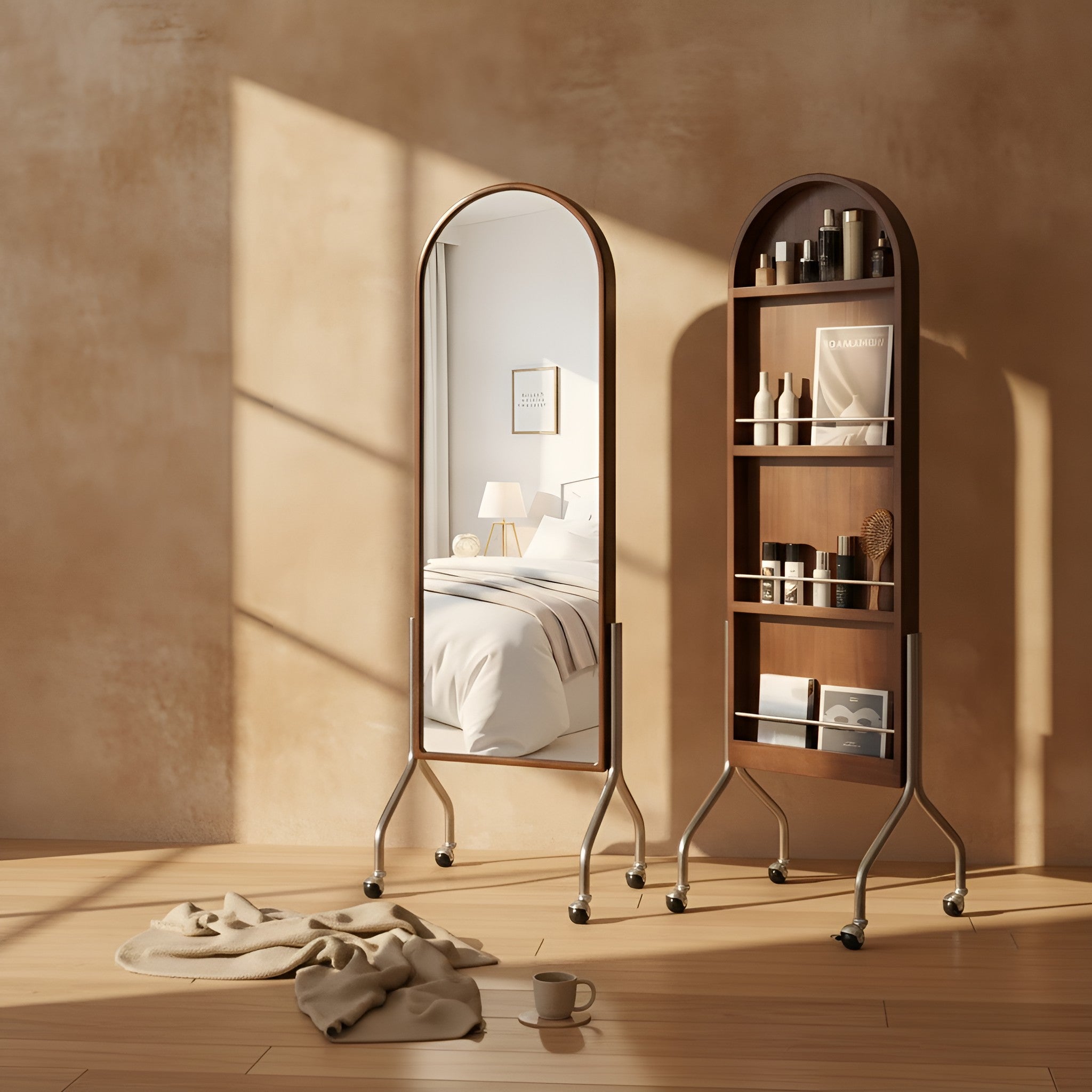 Fenn Arched Floor Mirror