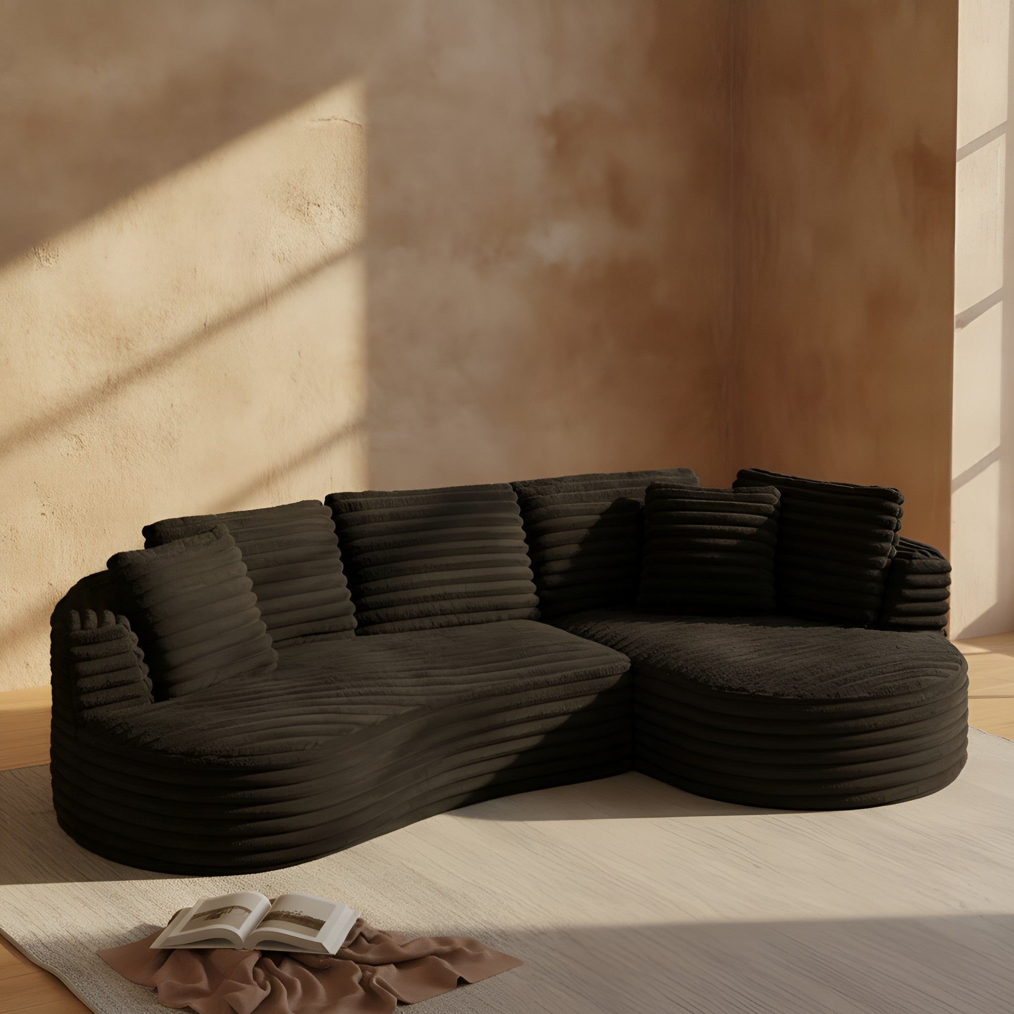 Gunda Curved Sectional Sofa