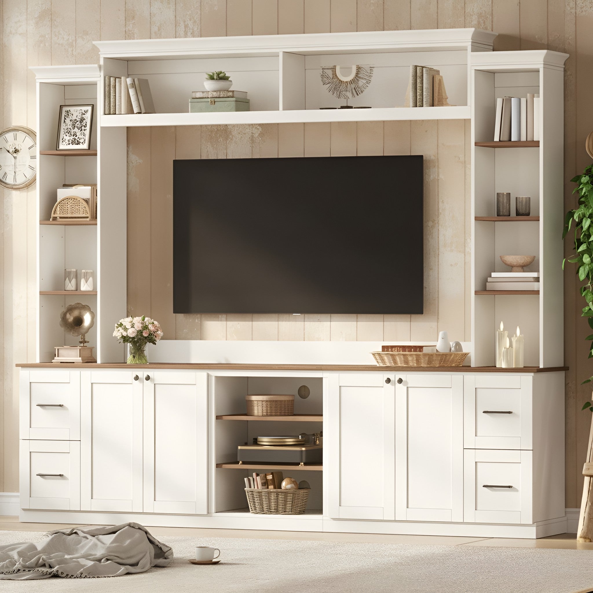 Kari Walnut TV Stand
