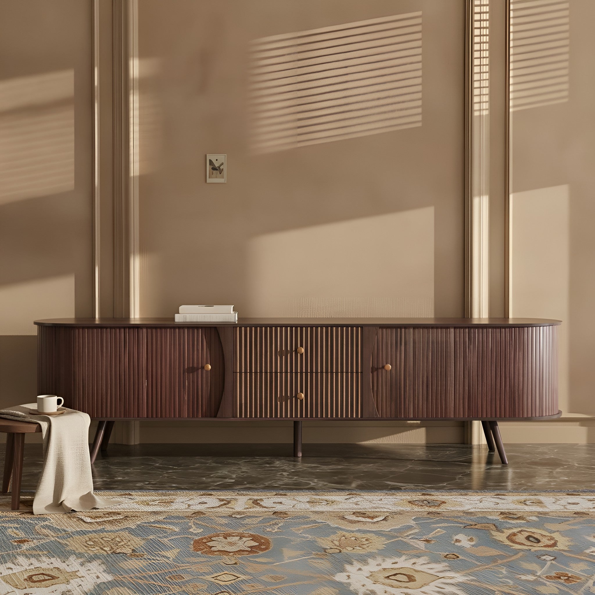 Tyra Fluted TV Stand