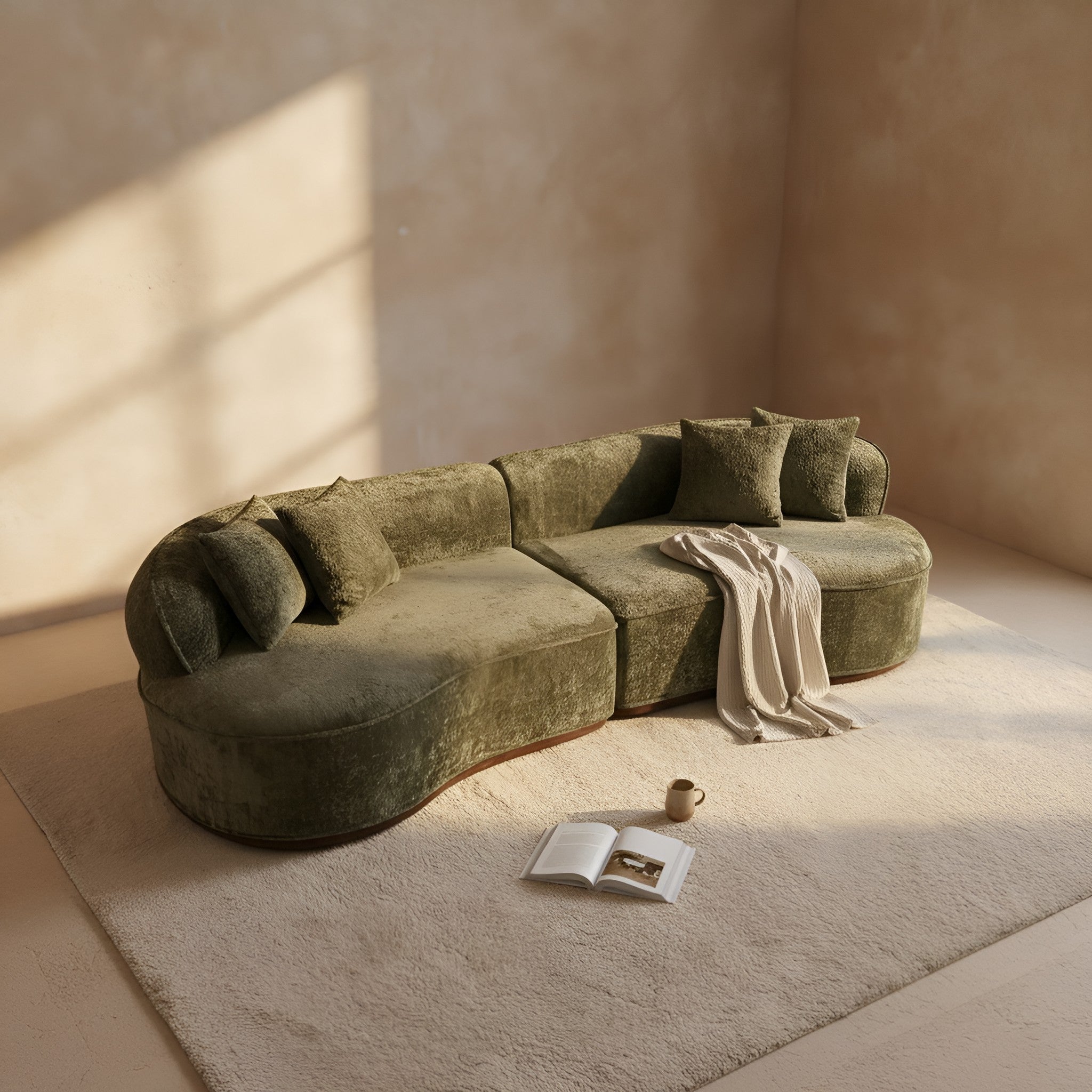 Ottar Curved Sectional Sofa