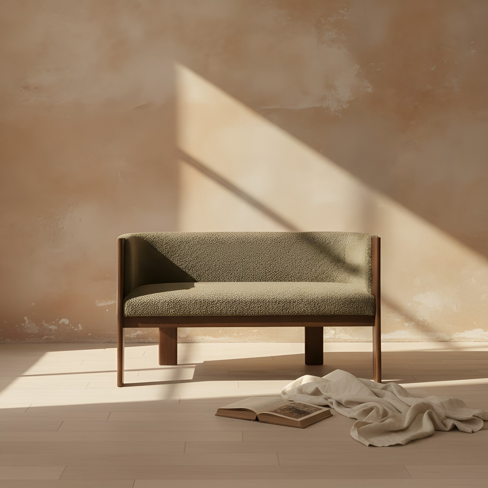 Folke Boucle Loveseat