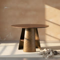 Hanne Round Walnut Dining Table