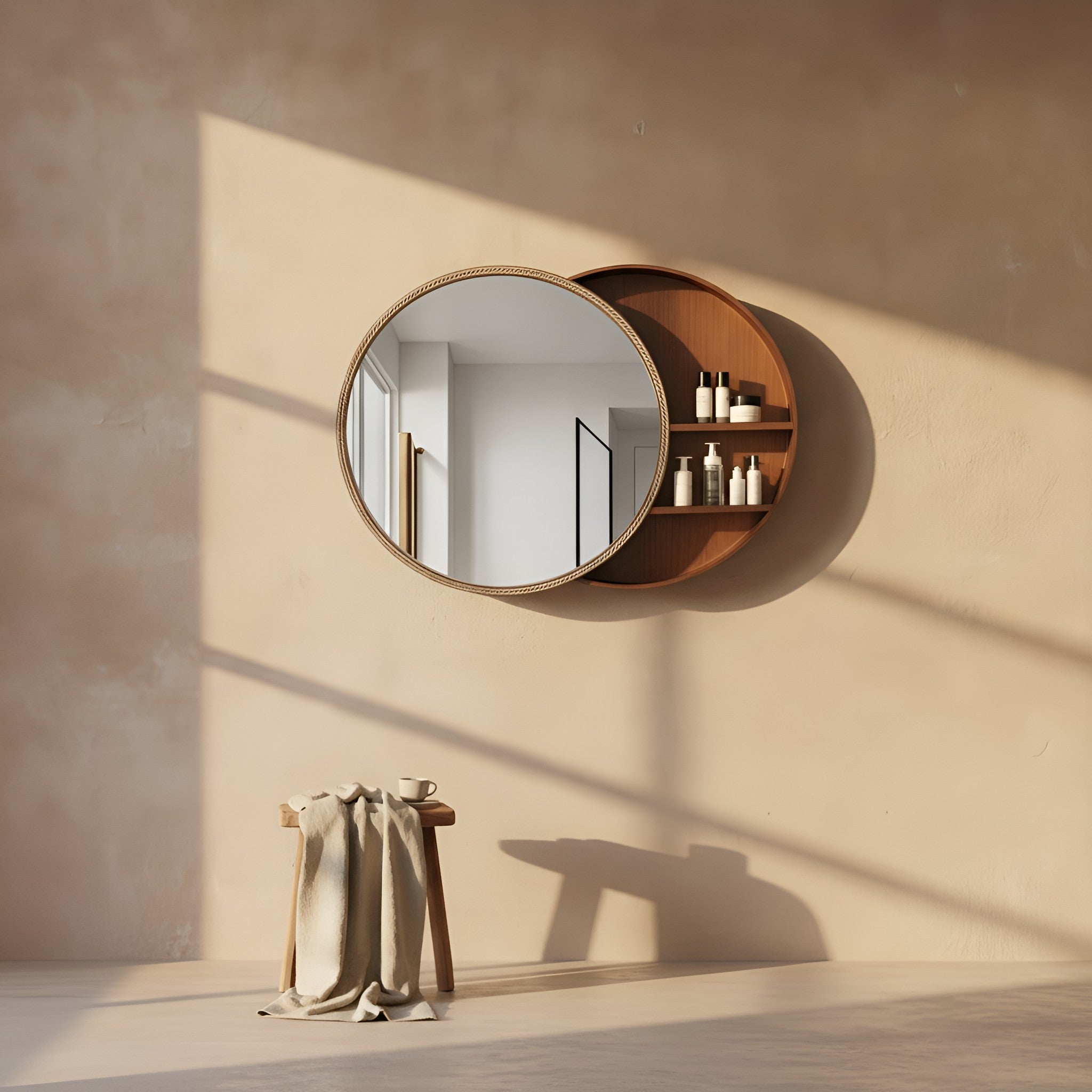 Jytte Round Wall Mirror
