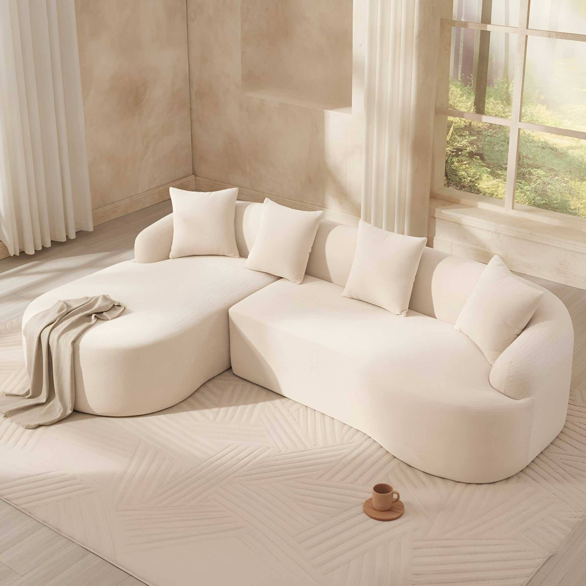 Pil Curved Sectional Sofa