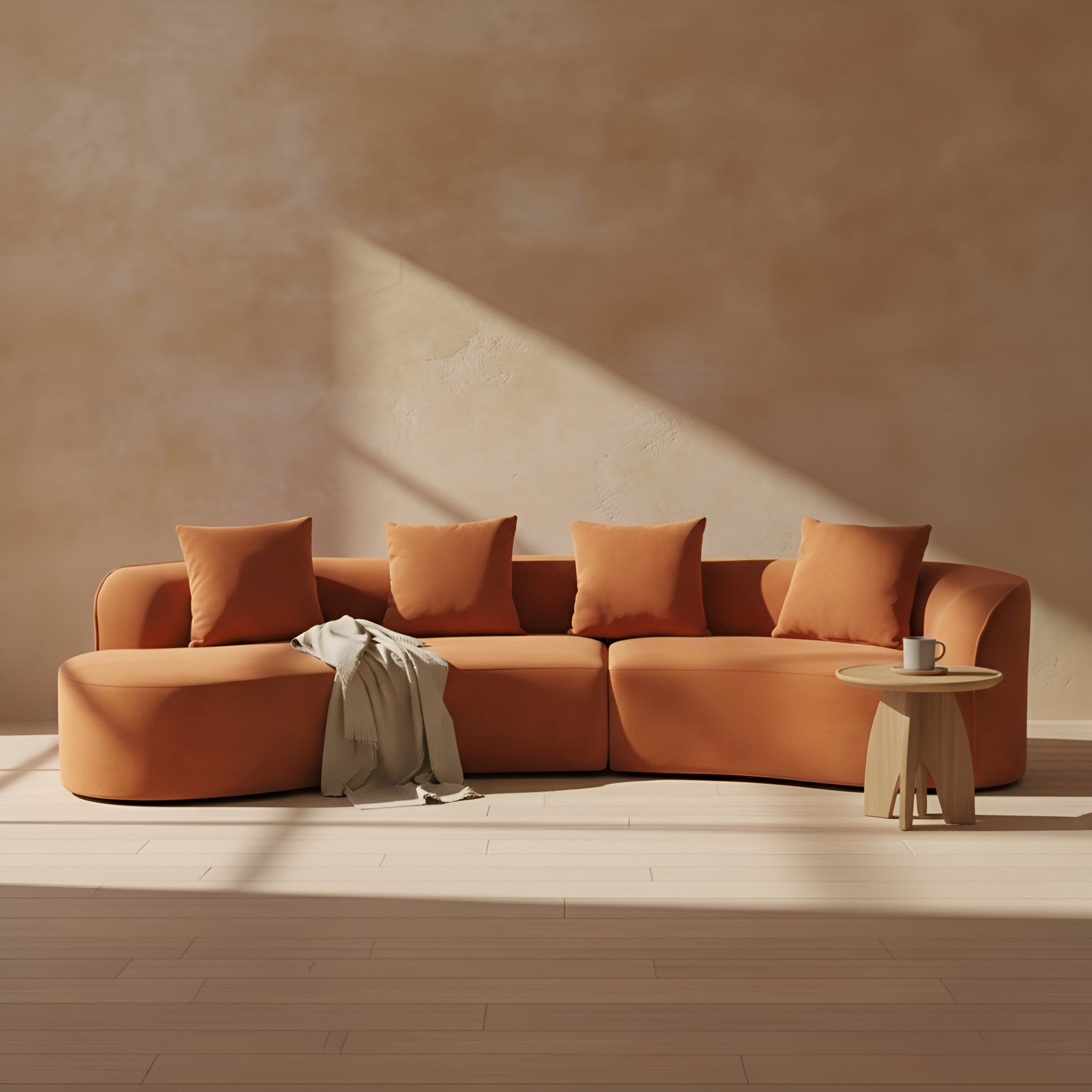 Hjalmar Curved Sectional Sofa