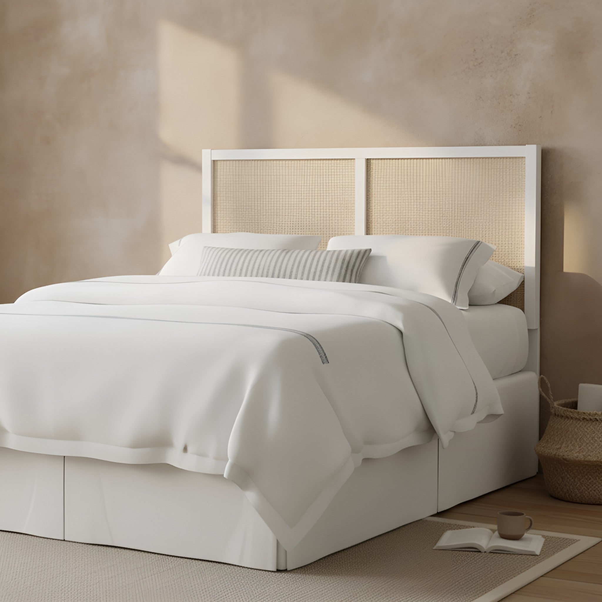 Truls Cane Queen Bed Frame