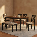 Cecilie 6-Piece Oak Dining Set