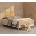 Halfdan Cane Queen Bed Frame