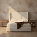 Eskil Boucle Queen Platform Bed Frame