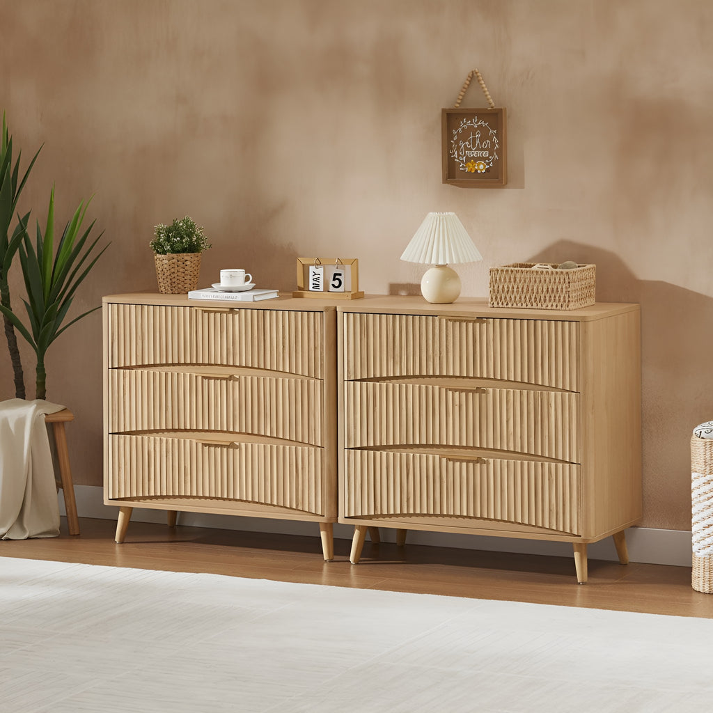 Ulla Fluted Oak Dresser