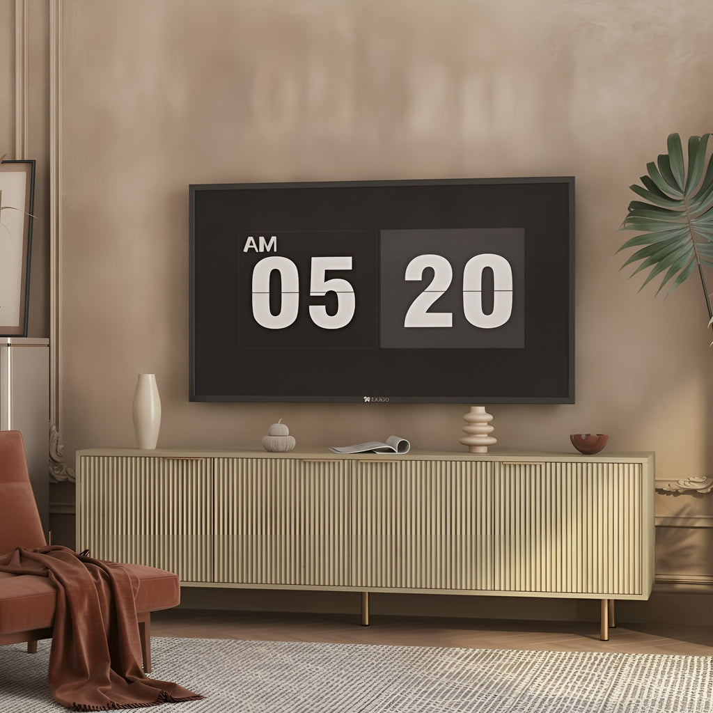 Vegard Fluted TV Stand