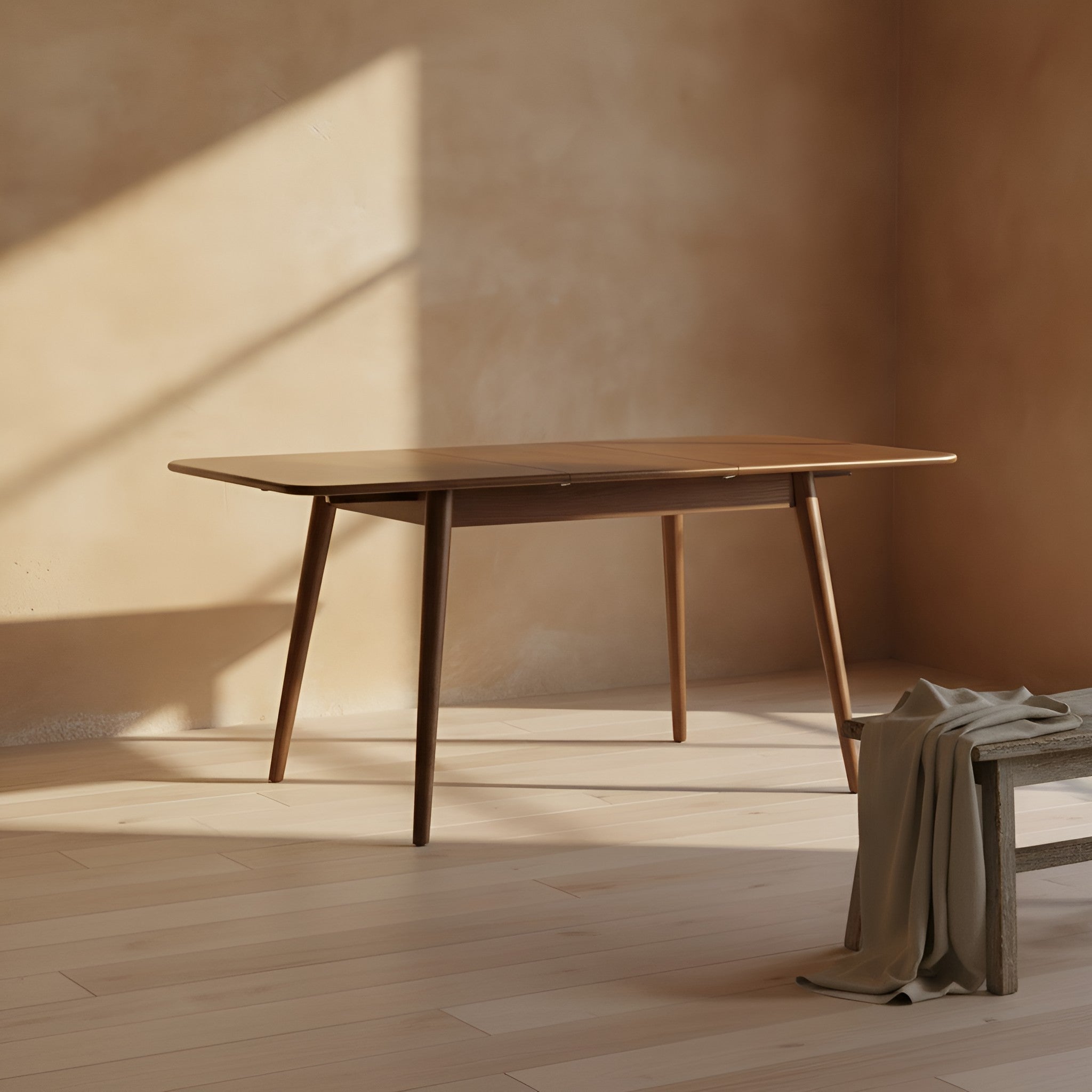 Wenche Round Walnut Dining Table
