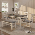 Ingrid 6-Piece Solid Wood Dining Set
