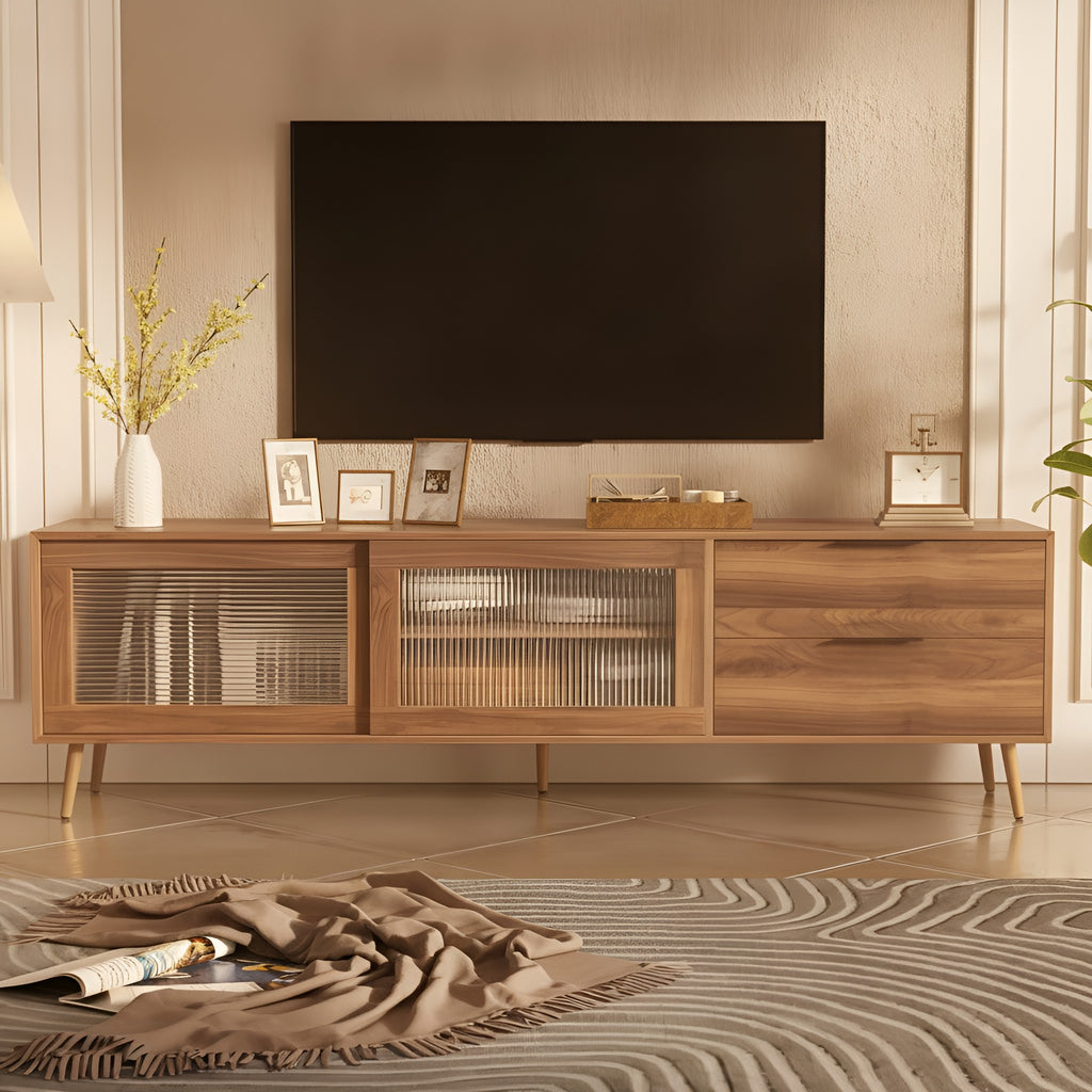 Ulla Storage Solid Wood TV Stand