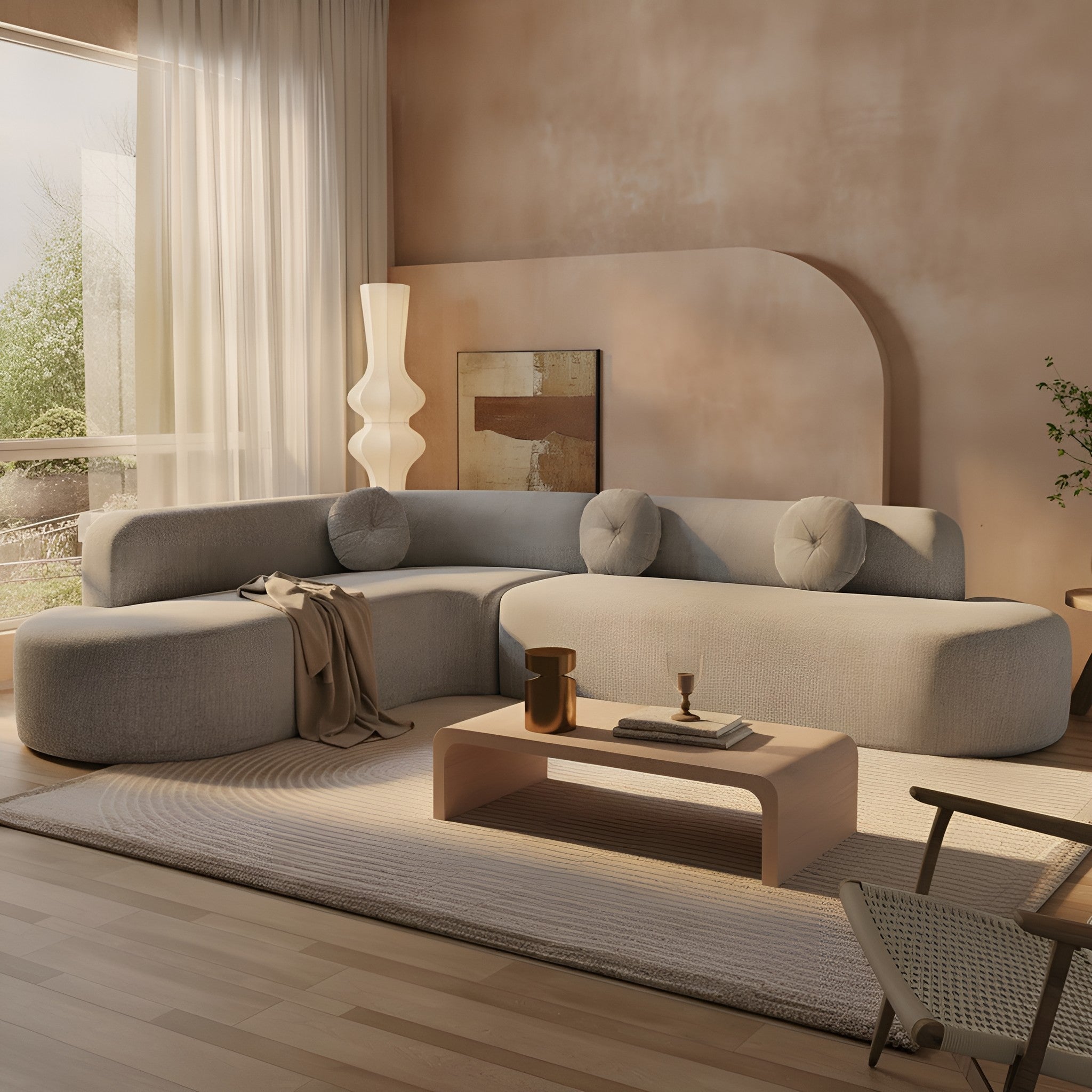 Eyvind Curved Sectional Sofa