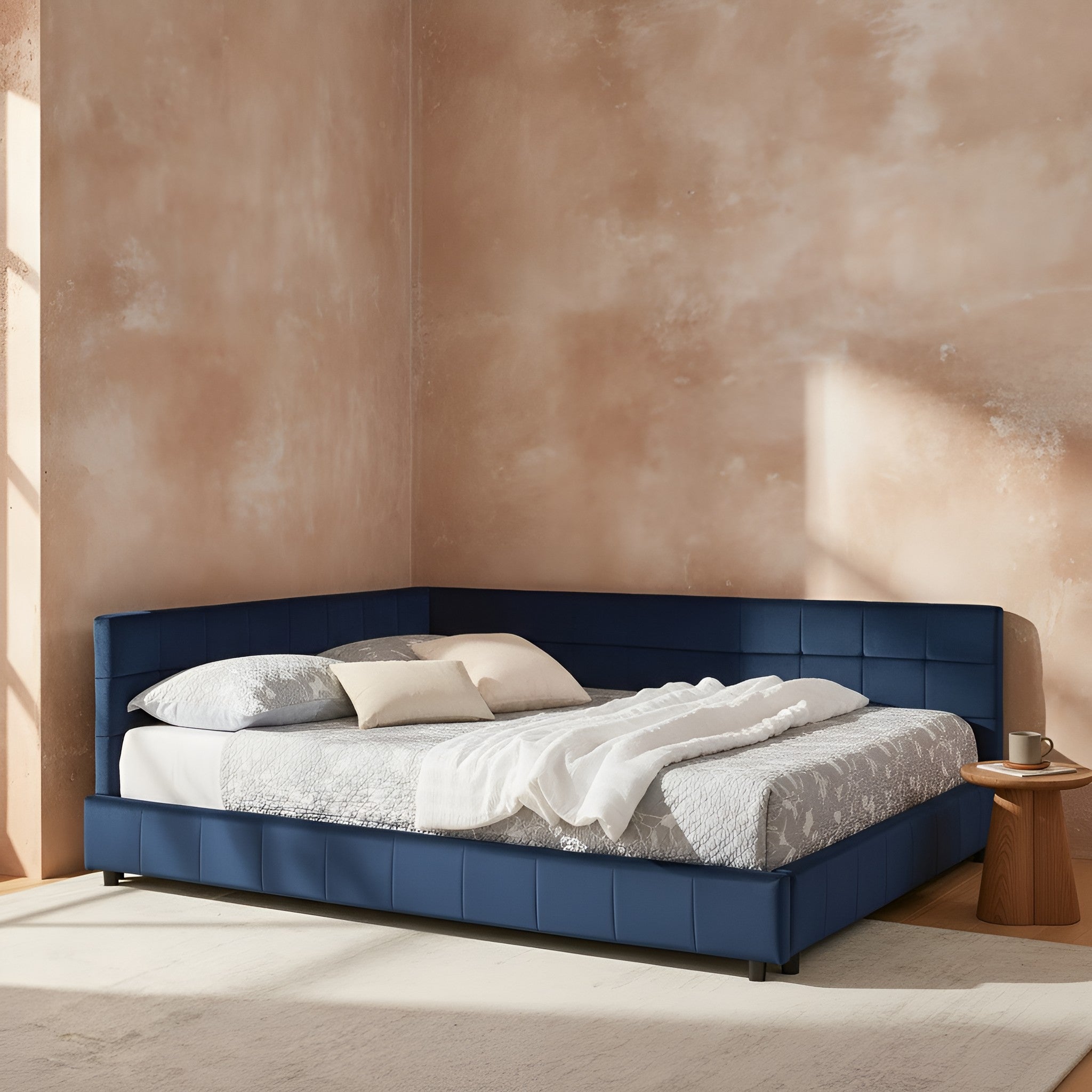 Inga Velvet Queen Bed Frame