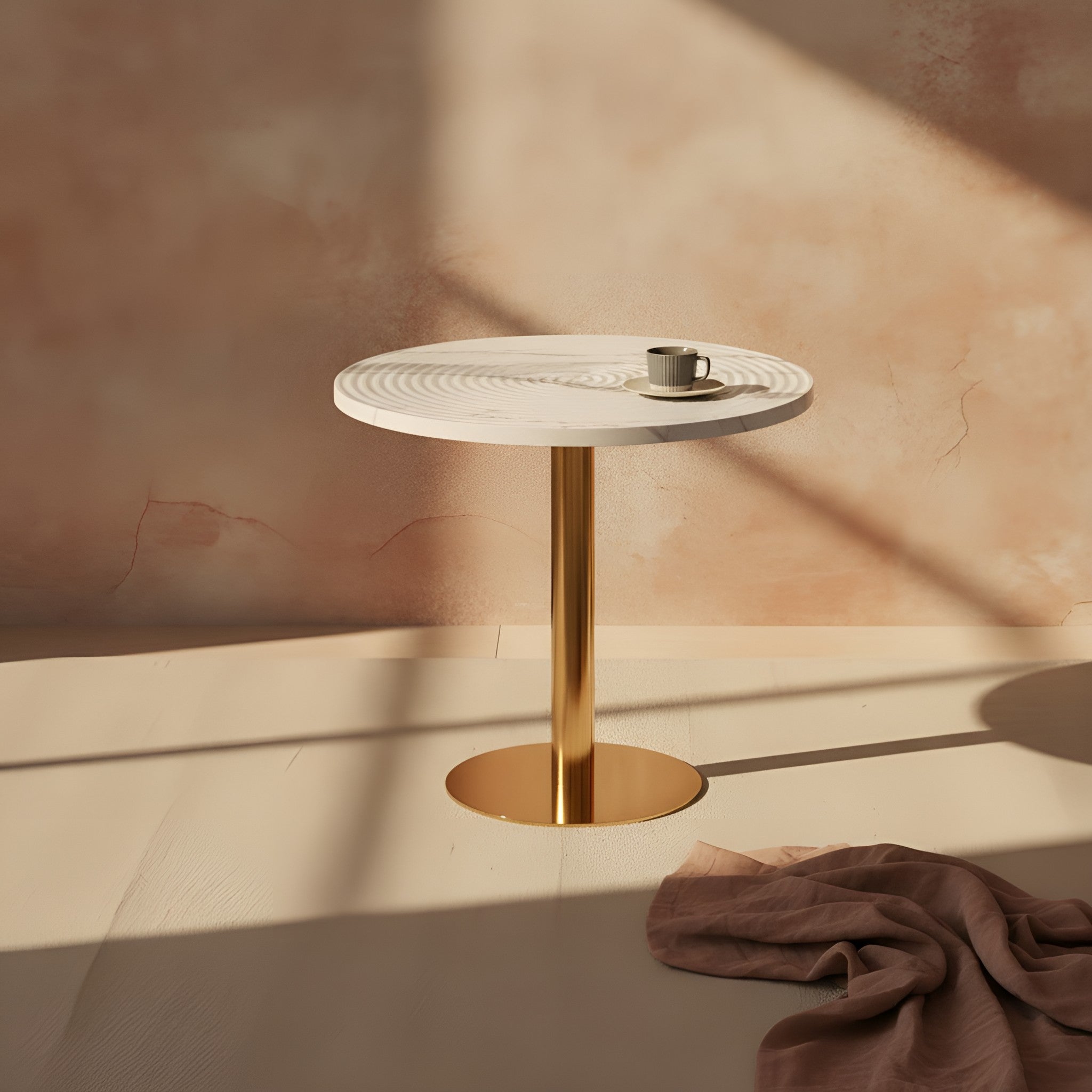 Kari Round Marble Dining Table