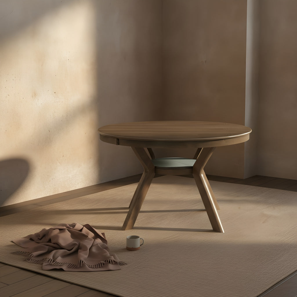 Oddny Round Oak Dining Table