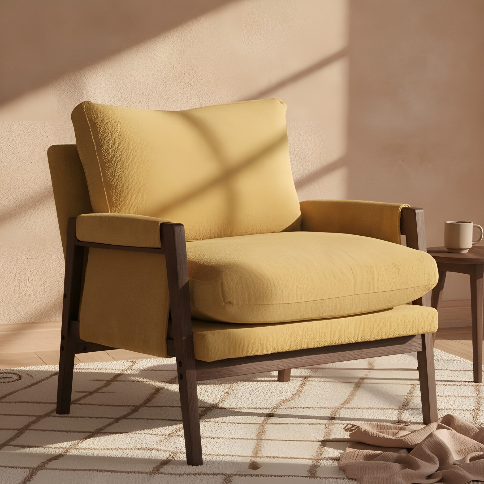 Janne Velvet Accent Chair