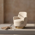 Lene Barrel Velvet Accent Chair