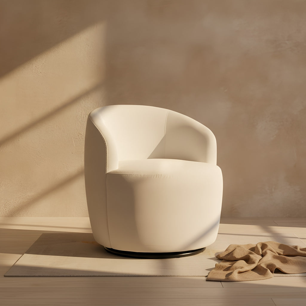 Tilde Barrel Velvet Accent Chair